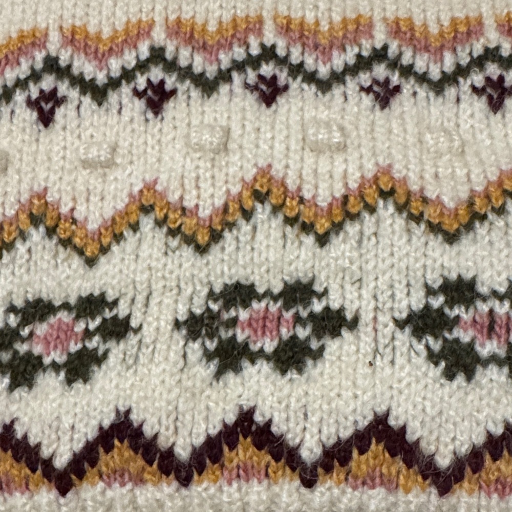 Zara Multicolor Patterned Turtleneck Sweater - image 3